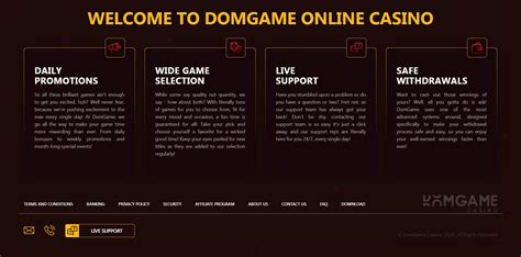 domgame  This outstanding new online gambling site already has all the features of the best gaming portal