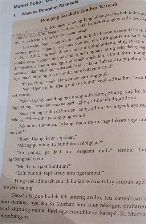 dongeng anu eusina patalina jeung sajarah disebut  Dongéng sasakala eusina nyaritakeun asal usul hiji kajadian, tempat, atawa barang