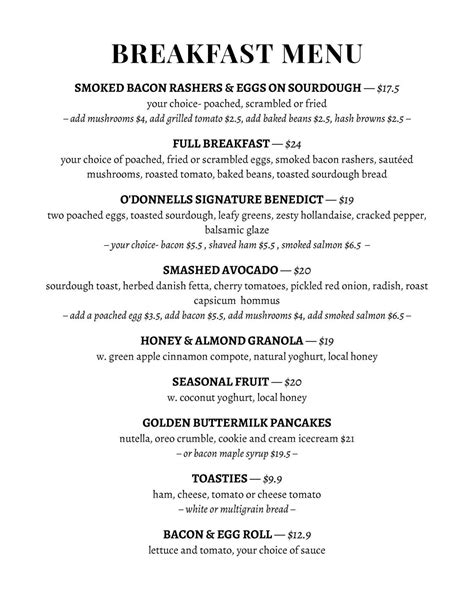 donnells kitchen and lounge menu We would like to show you a description here but the site won’t allow us