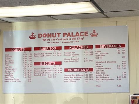 donut palace augusta ks  Affordable prices tab