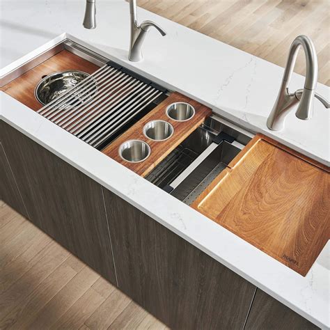 dorf top mounted kitchen sinks Dimensions: 22" W x 36" L
