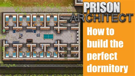 dormitory prison architect  For example, you build a dorm width 4x6 tiles housing 2 prisoners which made exactly 12 tiles per prisoner, but this wouldn't work because the game require that dorm must be more than 12 tiles to satisfy privacy