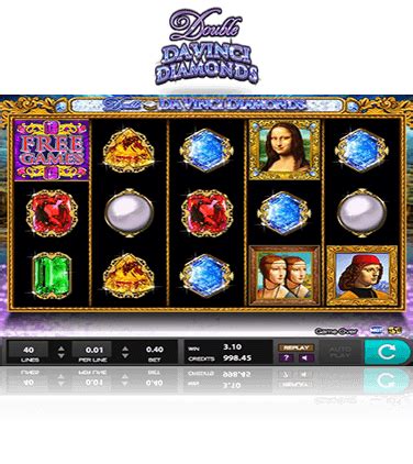 double davinci diamonds  In this slot, you're in for twice the fun! This game features one set of reels on top of the reel, so there are more opportunities to hit cascading wins in Double Da Vinci Diamonds