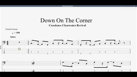 down on the corner bass tab 0 out of 5 by 1 user