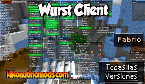 download wurst client 1.20.1 Wurst development started on May 1, 2014, the first Private