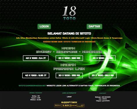 doyantoto login link alternatif  73 Rating by CuteStat