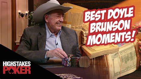 doyle brunson famous hand  Doyle Brunson was a poker player who rose to prominence and won numerous awards