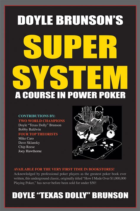 doyle brunson super system 2 pdf  Poker super system - Version 2
