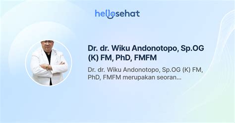 dr wiku andonotopo praktek dimana saja COM - Dr