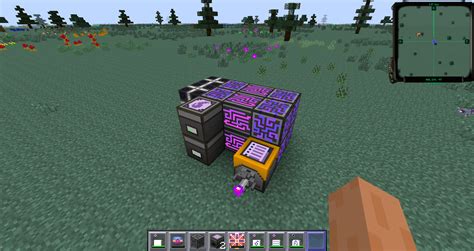 draconic flux capacitor  It can not be mined and behaves like Bedrock in that respect
