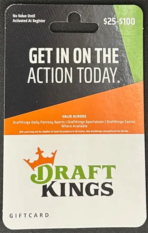 draftkings gift card cvs  Denominations come in $5, $10, $25, $45, $50, $100, and $500 per card