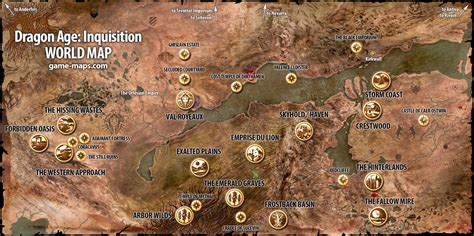 dragon age inquisition map of watcher's pass  FREE IOS APP