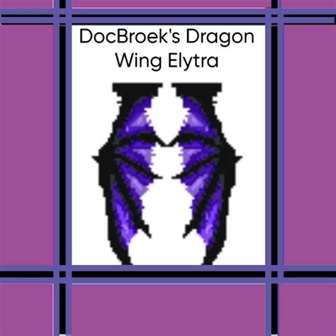 dragon elytra texture pack  128x Minecraft 1