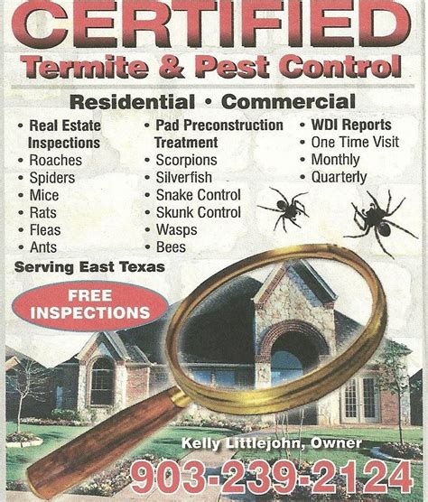 driftwood pest control  By choosing an expert pest control company, you can put an end to issues year-round