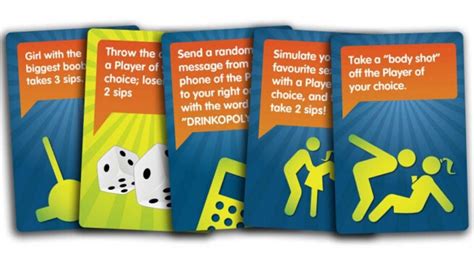 drinkopoly cards list  Ages 21 and up