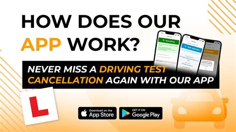 driving test cancellation  - Notifications service for new available tests/cancellations (Premium account)