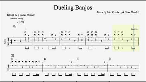 dualing banjos tab 