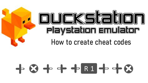 duckstation cheat  Pro Action Replay/GameShark 