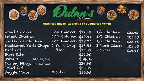 dulan's on crenshaw menu  Landing makes it easy to reach by any transport