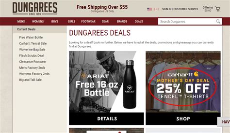 dungarees coupon code 2023  Just take some steps, you can buy your favorites with $25 Off E-gift Card Orders Over $150
