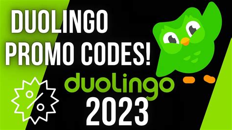 duolingo promocodes 2023 Here is a list of the newest active Duolingo promo codes for September 2023: 5OFF – Code reward: 5% off
