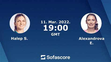 e alexandrova sofascore  On our tennis event page you can