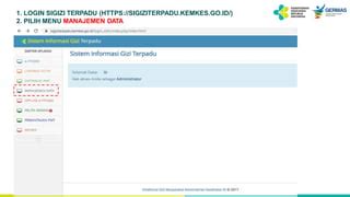 e ppgbm sigiziterpadu login  Direktorat Jenderal Kesehatan Masyarakat