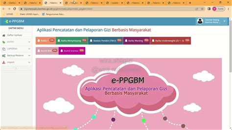 e ppgbm sigiziterpadu login masuk Puskesmas sudah sesuai dan lengkap melalui Modul Manajemen Data