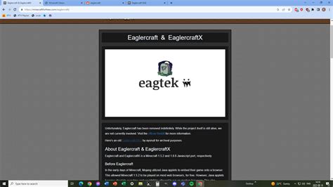 eagtek eaglercraft net Play In Browser @ webclient