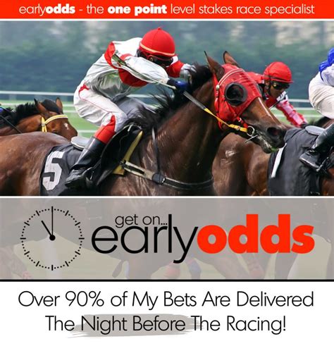 early odds horse racing  In recent years bookmakers have increased their use of enhanced offers on the favourites, especially in the