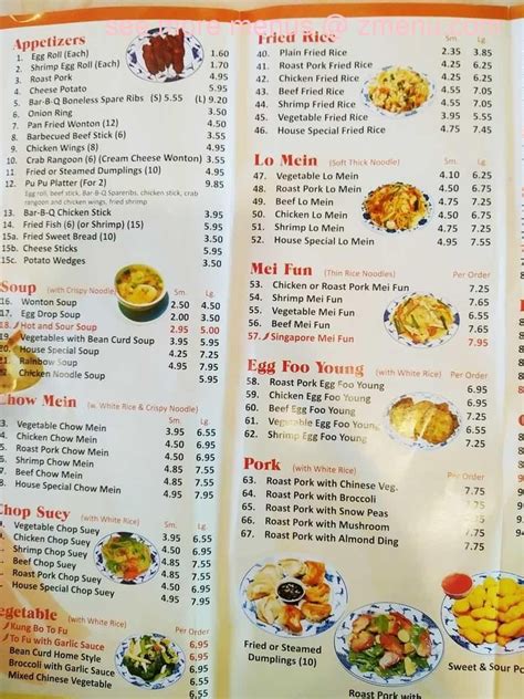 eastern chinese restaurant ladysmith menu  2