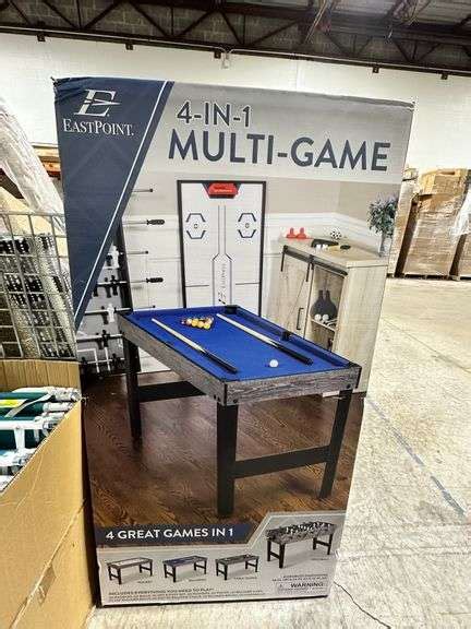 eastpoint 4 in 1 game table  Register free and start bidding today across more than 500 categories