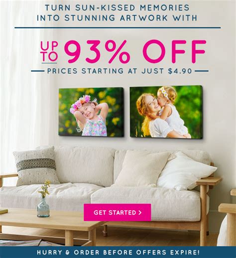 easy canvas prints promo code  $135