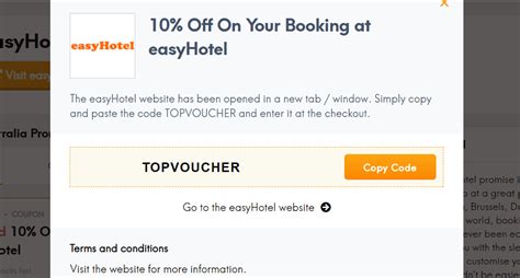 easyhotel discount code com w/Coupon Code: 10%: Coupon: 10% Off Sitewide at EasyHotel: 10%: Coupon: Up To 5% Off Easy Car at Easyhotel