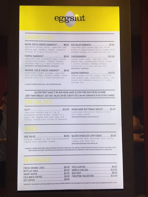 eggslut las vegas menu prices Price Range $ Cuisine