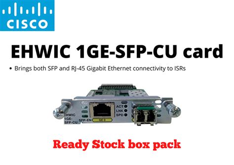 ehwic2gesfpcu Check Cisco Price - Cisco Global Price List Tool Cisco Router, Switch, Firewall, Wireless AP, IP Phone Price ListEHWIC 1 port dual mode SFP(100M/1G) or GE(10M/100M/1G) Spare