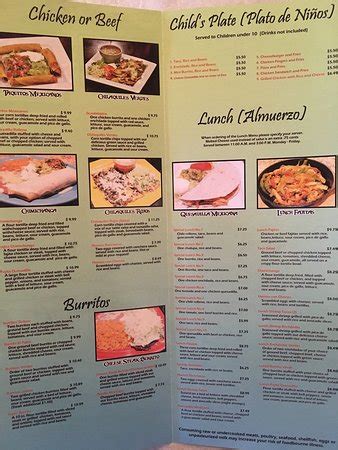 el patio weatherford menu  3