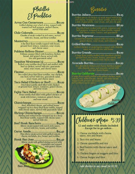 el pub menu chanute, ks  new