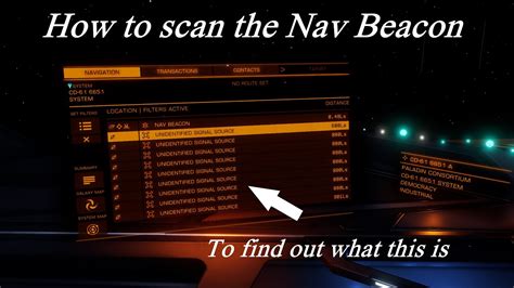 elite dangerous how to scan nav beacon Thank you very much commander