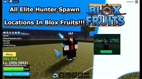 elite hunter blox fruits  In the NPCs category