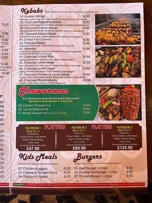 ella-turkish-restaurant menu  Birkenhead