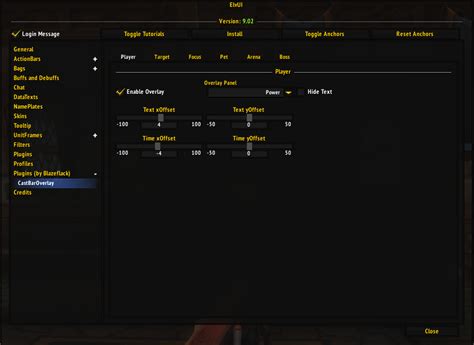 elvui cast bar  Additional Addons and FeaturesElvUI-like Cast Bars