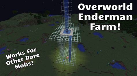 enderman farm overworld  EDIT cleric villagers you may have to re roll but there is a trade for Ender pearls