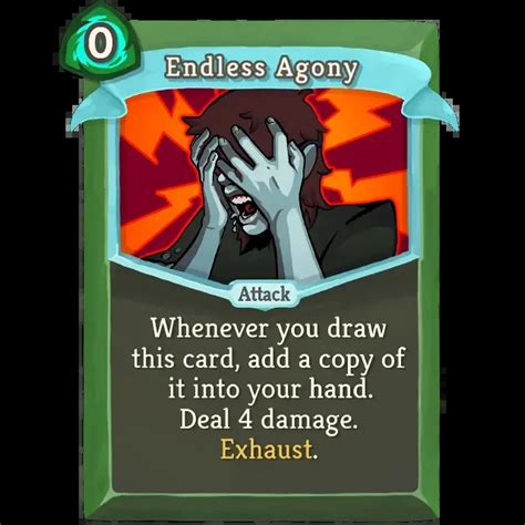 endless agony slay the spire  Rare