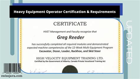 epa amusement operators safety certification  This certification is great to have as it shows an improvement in your competency to perform your role