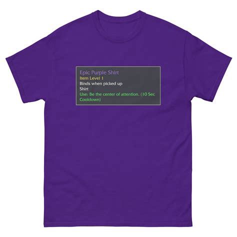 epic purple shirt  Available i