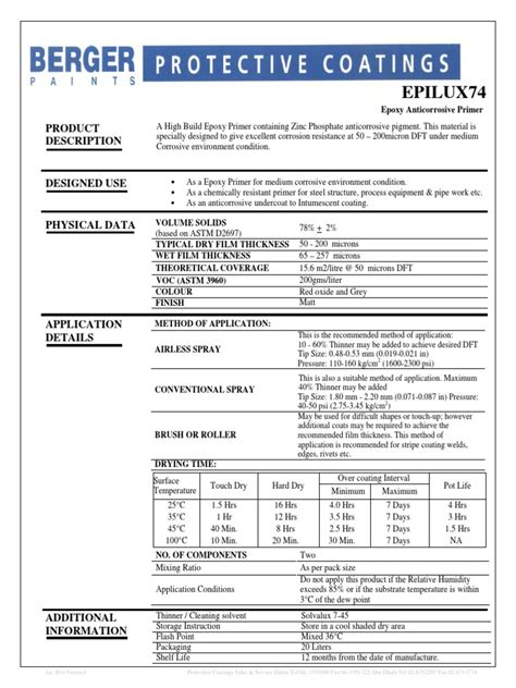 epilux 74  Acute toxicity - Oral : LD 50 > 2000 mg/kg based on Xylene