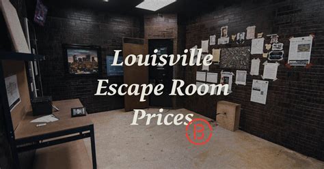 escape room louisville prices  The goal is to escape from a room within the given time or to complete