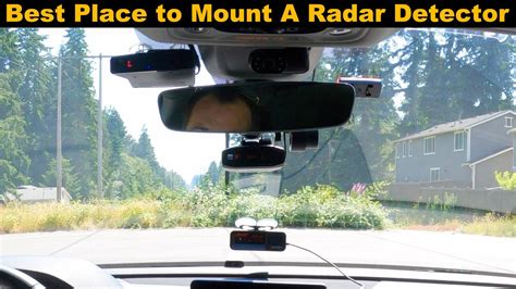 escort radar placement Best Place to Mount a Radar Detector