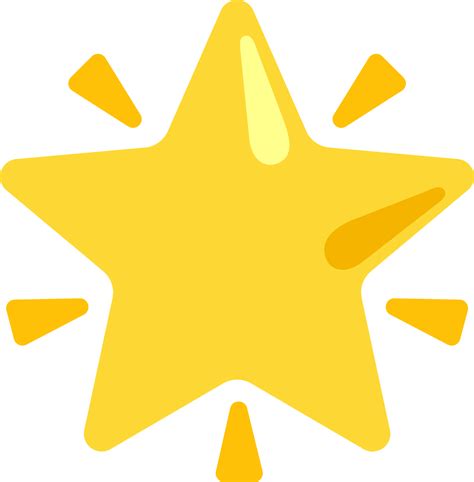 estrella invertida emoji  japonés